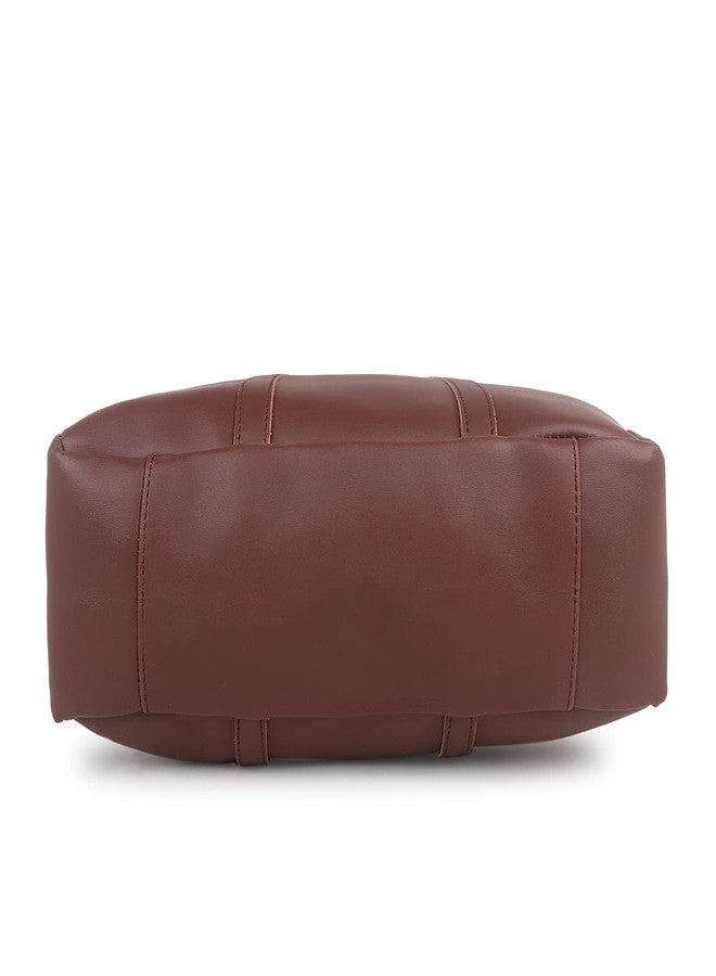 ALIZA Classic Stylish handbag Girls and Women (COFFEE BROWN) - Image 4