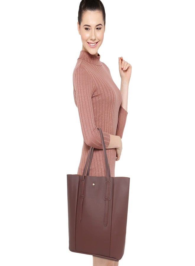 ALIZA Classic Stylish handbag Girls and Women (COFFEE BROWN) - Image 3