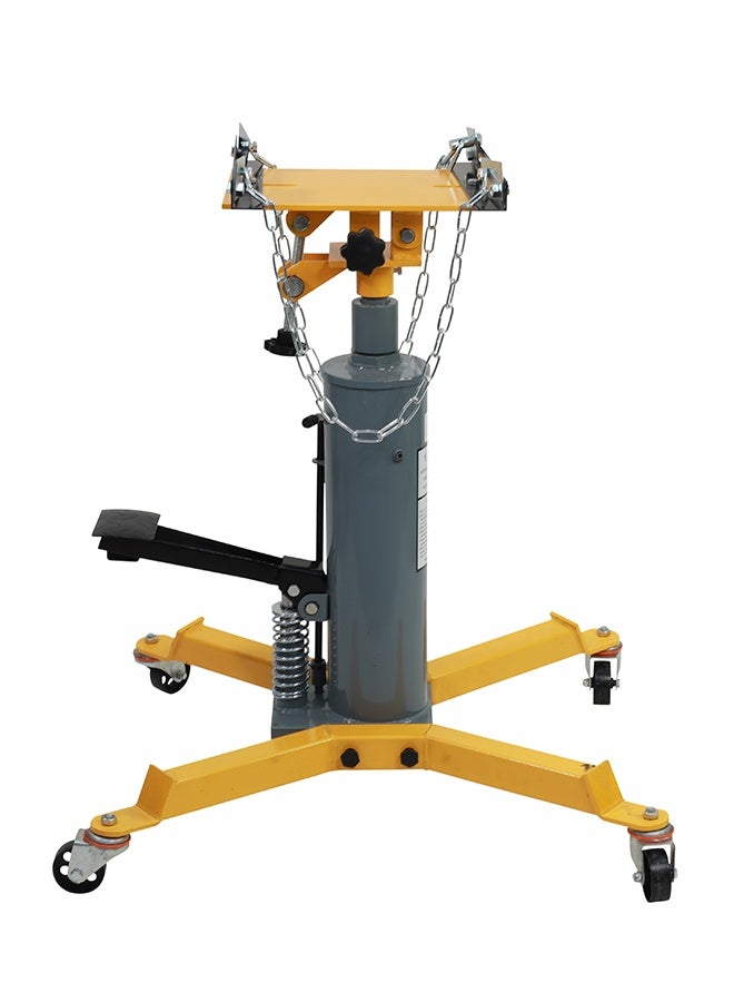 LAWAZIM Hydraulic Transmission Jack - 1320lbs (0.6Ton) Capacity - 2-Stage Adjustable Telescoping Transmission Jack with Foot Pedal & 360° Swivel Wheels for Garage, Automotive Repair, and Workshop Use - Image 3