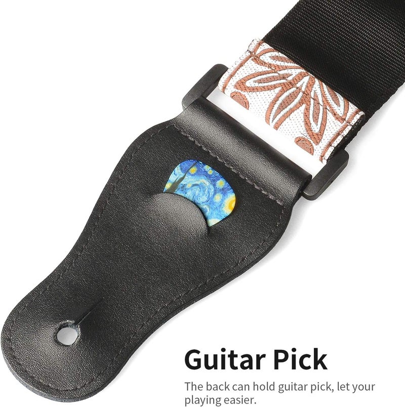 BestSounds 12 Pack Celluloid Guitar Picks Set, Van Gogh Guitar Picks, Metal Pick Storage Box - Unique Guitar Gift For Bass, Electric & Acoustic Guitars (0.71mm) - Image 5