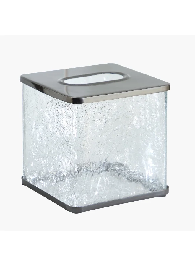 هوم بوكس Cristal Glass Tissue Box Holder