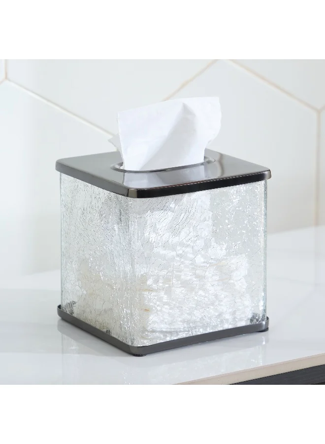Home Box Cristal Glass Tissue Box Holder