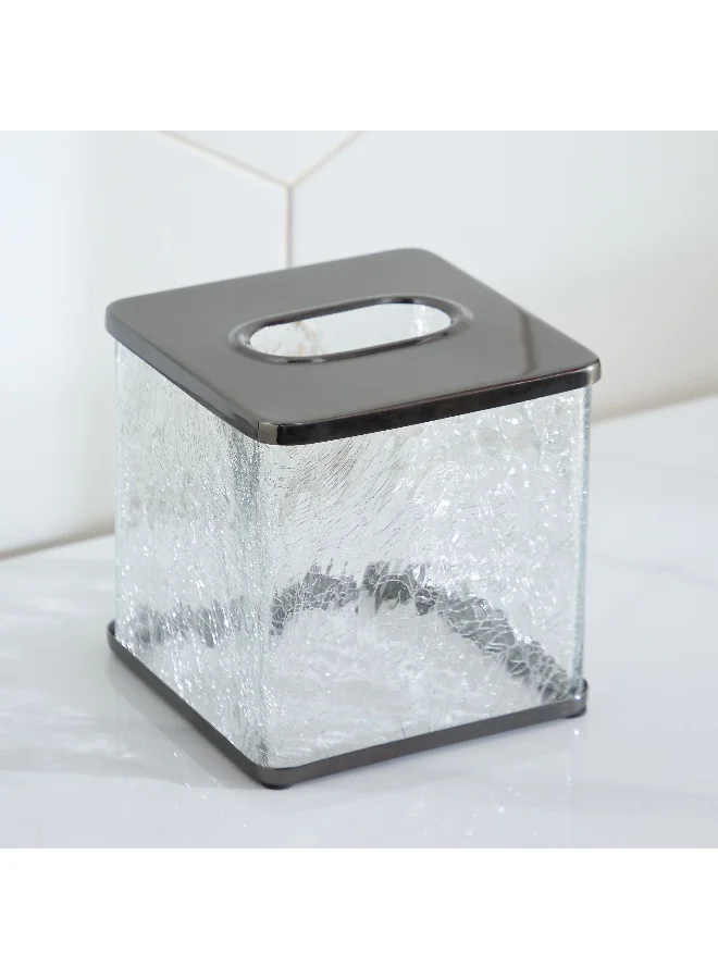 Home Box Cristal Glass Tissue Box Holder