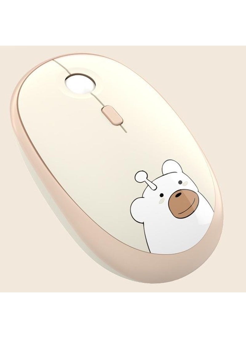 CoverZone - Geezer Wireless Mouse Wireless Mouse Colorful Teddy Bear Design Wireless Silent Mouse for Computer Notebook Laptop Battery Operated Mouse USB Nano Receiver Plug and Play M2 - Image 1