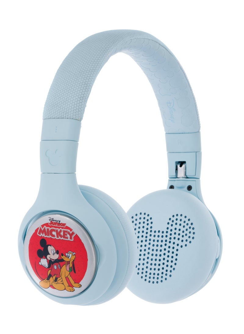 StoryPhones StoryPhones | Wireless Storytelling Disney Headphones, Screen-free Learning & Entertainment for Kids 3 Yrs & Above, HeadPhone + 1x StoryShield Bundle, Mickey Magical Tales - Light Blue  - Image 2