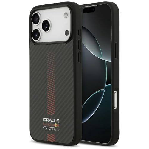 CG MOBILE REDBULL Racing [Official Licensed], Protective Case Designed for iPhone 17 Pro Max | Mag-Safe Compatible | Kevlar Case -Black - Image 1