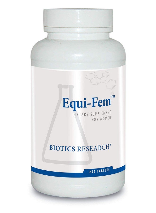 بيوتيكس ريسيرش مكمل غذائي متعدد الفيتامينات والمعادن من Biotics Research Equi Fem للنساء. جرعة عالية من الفيتامينات المتعددة لدعم ما قبل الحيض. عشبة كوهوش السوداء. عشبة دونج كواي. دعم إنزيم الجهاز الهضمي 252 قرصًا - Image 1