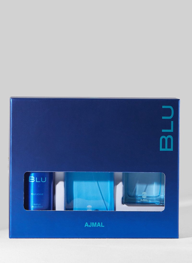 Ajmal Blu Gift Set For Him  - Image 2
