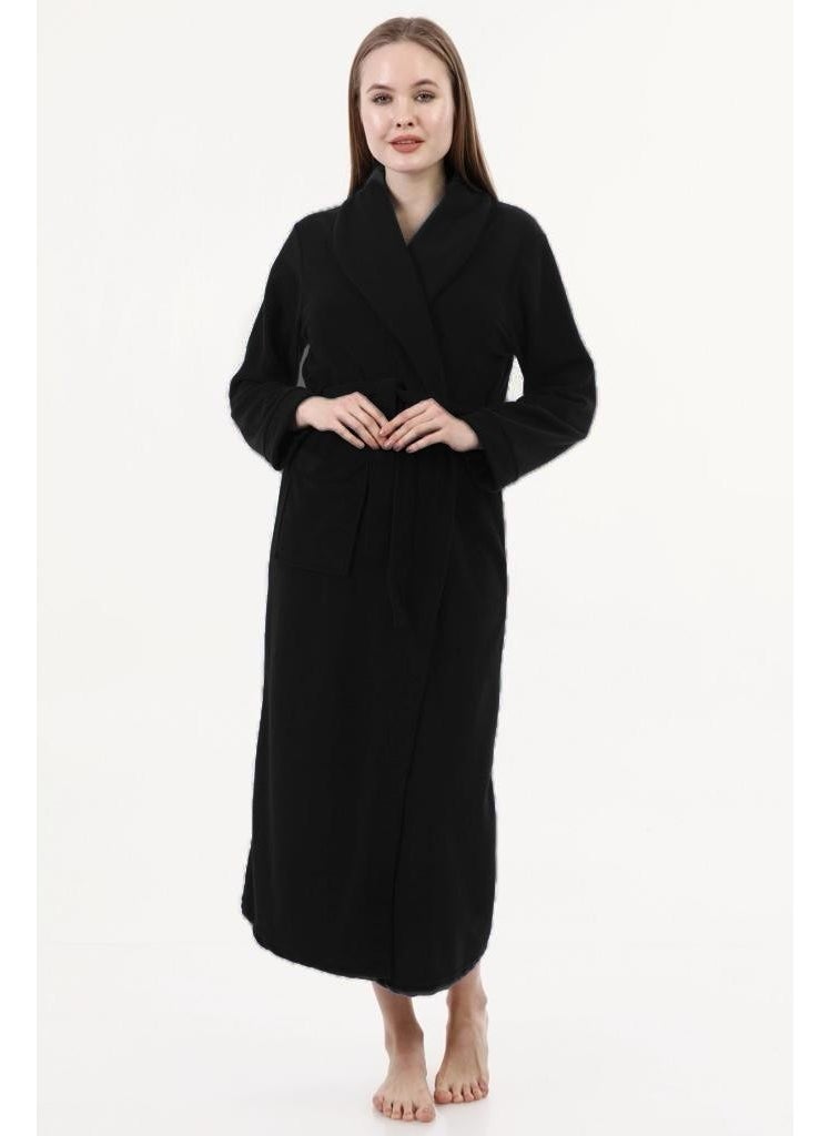 Likapa Long Shawl Collar Fleece Dressing Gown 226  - Image 1