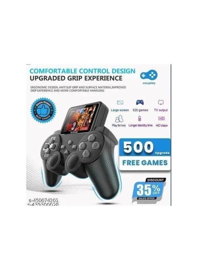 Handheld Game Console 520-in-1 Classic Retro Video Game Player with Color Screen and TV Output - Image 2
