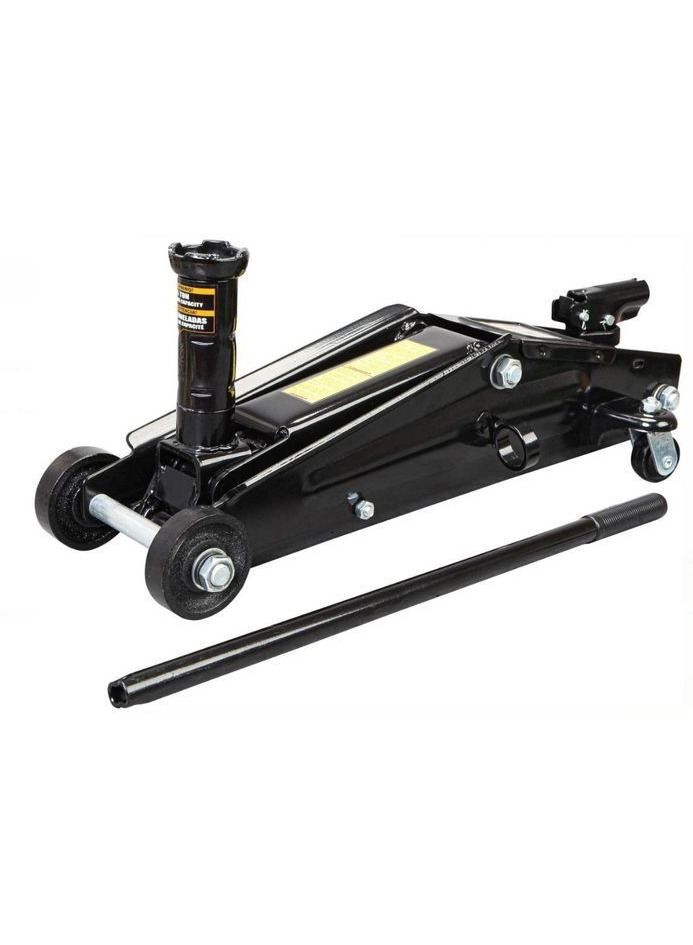 100Miles 5-Ton Hydraulic Floor Trolley Jack – 11 Kg, Black, for Automotive Repair - Image 1