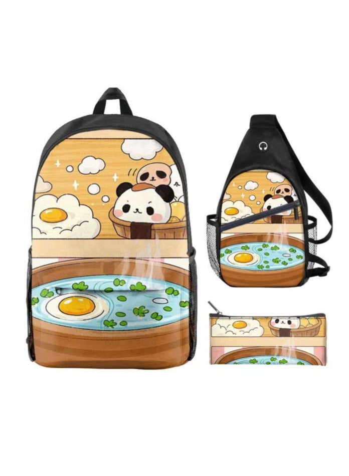 Universal cartoon new three-piece schoolbag - 313 - Image 2