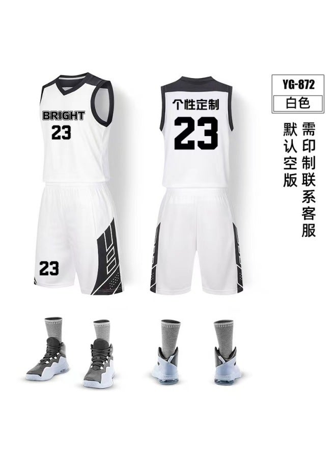 High Resistant 2k Adult Basketball Suit Suit Quick Drying Children's Game Sports Training Sportswear