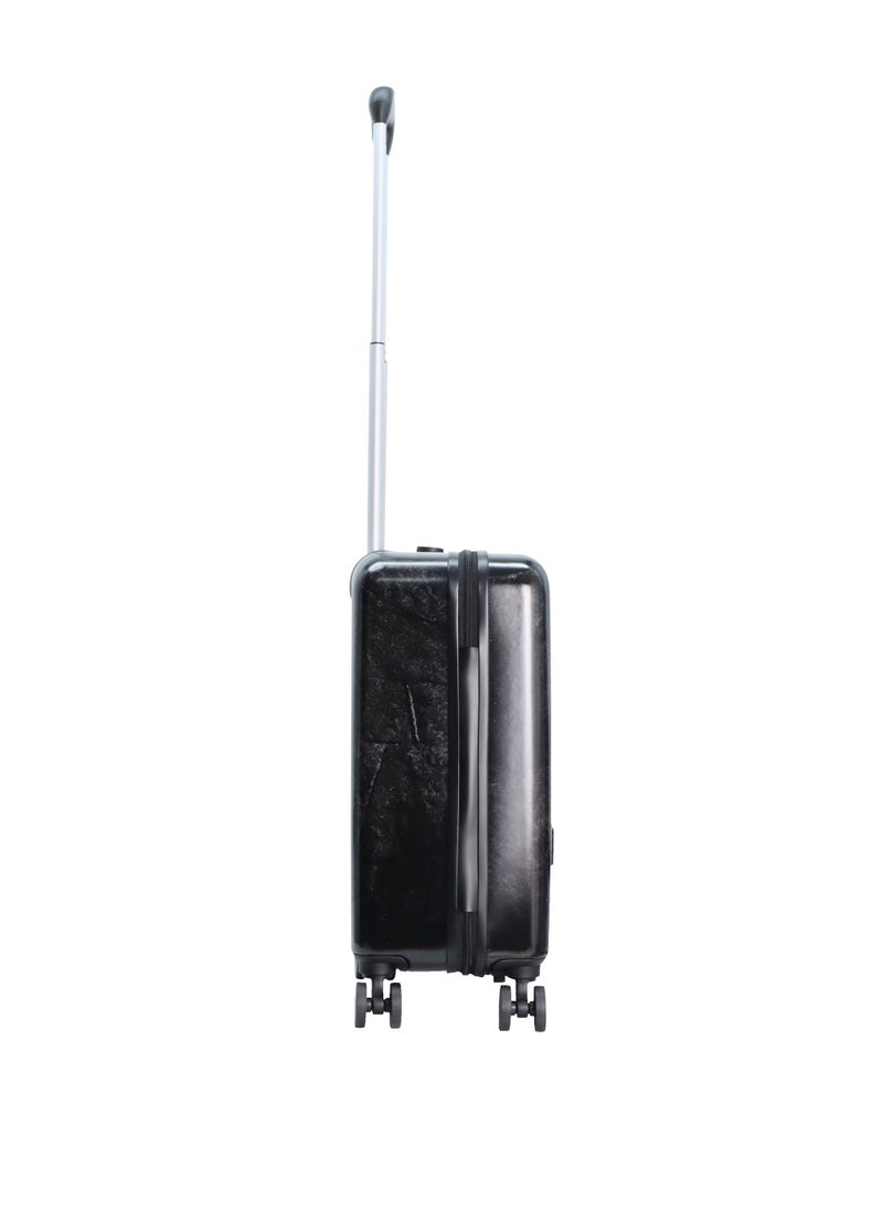 Discovery Stone ABS Hard Shell Carry-On Small Cabin Travel Suitcase Black, Durable Lightweight Travel Luggage, 4 Double Wheel Trolley Bag with TSA Combination Lock (49 cm/20 Inch). - pzsku/Z16B3780AB1577D21FCA6Z/45/_/1720612258/aec64806-9caa-43d7-8b04-1a250f7fd614