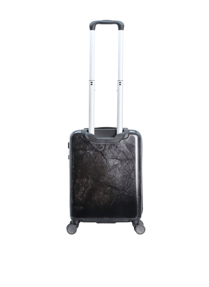 Discovery Stone ABS Hard Shell Carry-On Small Cabin Travel Suitcase Black, Durable Lightweight Travel Luggage, 4 Double Wheel Trolley Bag with TSA Combination Lock (49 cm/20 Inch). - pzsku/Z16B3780AB1577D21FCA6Z/45/_/1720612268/d1b7020e-a6ea-4f80-9952-eccdc178225e