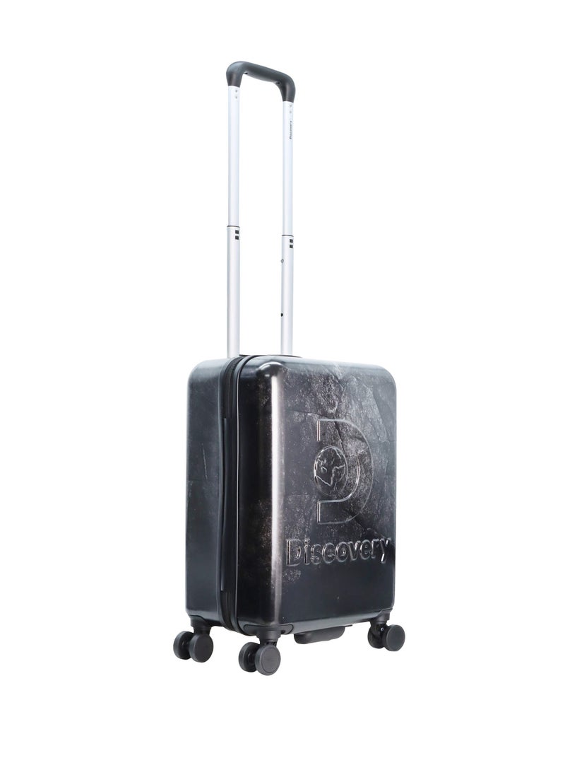 Discovery Stone ABS Hard Shell Carry-On Small Cabin Travel Suitcase Black, Durable Lightweight Travel Luggage, 4 Double Wheel Trolley Bag with TSA Combination Lock (49 cm/20 Inch). - pzsku/Z16B3780AB1577D21FCA6Z/45/_/1720612278/a4b2c39c-2132-4a39-8410-60468bea1295
