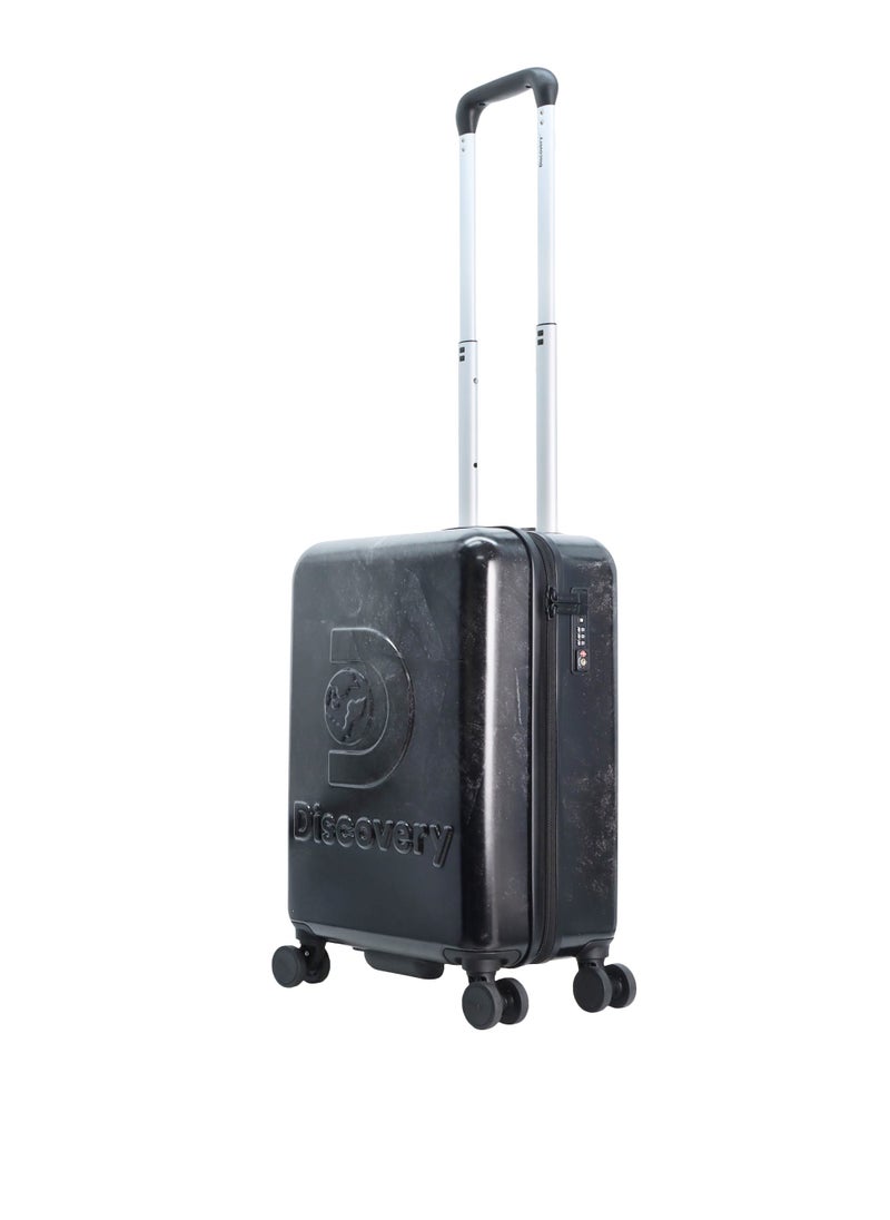 Discovery Stone ABS Hard Shell Carry-On Small Cabin Travel Suitcase Black, Durable Lightweight Travel Luggage, 4 Double Wheel Trolley Bag with TSA Combination Lock (49 cm/20 Inch). - pzsku/Z16B3780AB1577D21FCA6Z/45/_/1720612299/4e7f7f3a-e2d0-4154-b34e-92ce21462e5e