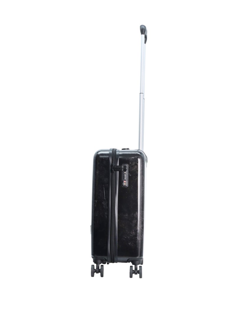 Discovery Stone ABS Hard Shell Carry-On Small Cabin Travel Suitcase Black, Durable Lightweight Travel Luggage, 4 Double Wheel Trolley Bag with TSA Combination Lock (49 cm/20 Inch). - pzsku/Z16B3780AB1577D21FCA6Z/45/_/1720612451/e7b47b56-6b7a-438a-961a-8fc8100d6278