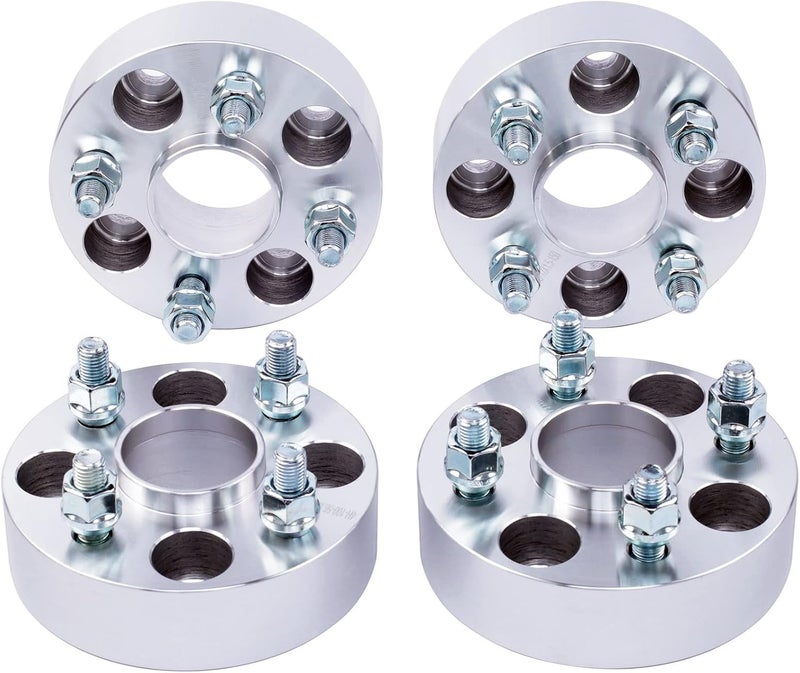 DCVAMOUS 4PC 4x100 Hubcentric Wheel Spacers 1.5 Inch Thick 56.1mm Hub Bore with 12x1.5 Studs - Image 1