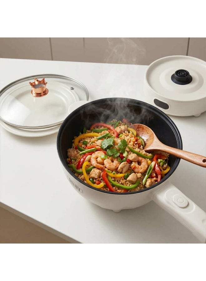 Ruay Electric Hot Pot 3L Temperature Control, Non-Stick Pan Food Steamers - 800WRA89 - Image 3