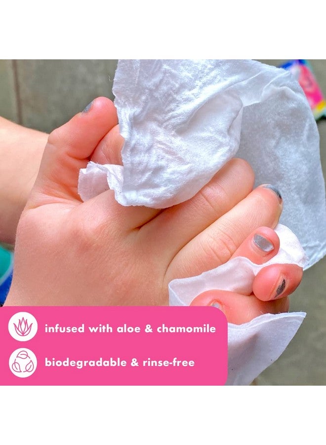 Mr. Bubble Moisturizing Kids Gentle Face And Hand Wipes Travel Size Biodegradable Deep Cleaning Towelettes Made With Hydrating Aloe Vera And Chamomile (Pack Of 12 Pouches 15 Wipes Each) - Image 5