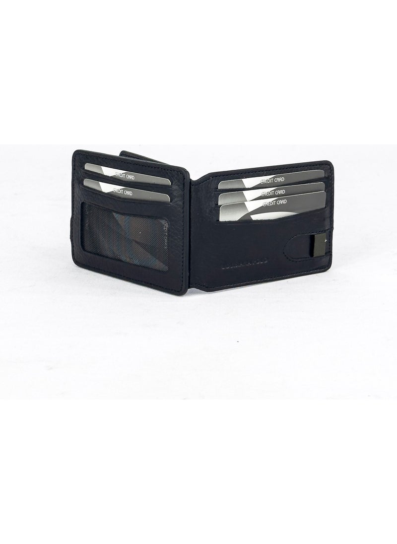 Louisiana Polo Leather Men's Wallet Black 733  - Image 4