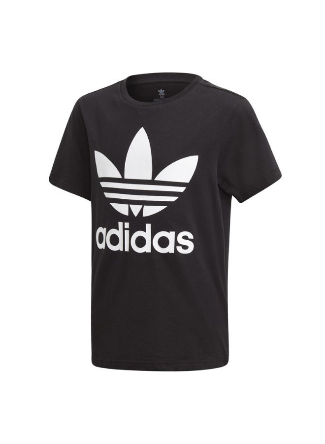 Adidas adidas TREFOIL TEE Black Originals Kids T-SHIRTS  - Image 2