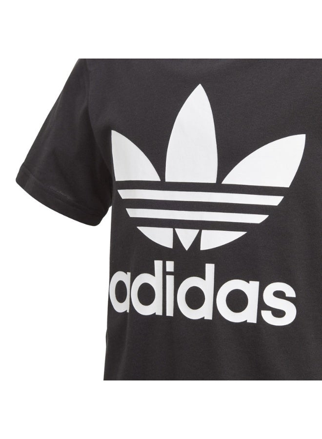 Adidas adidas TREFOIL TEE Black Originals Kids T-SHIRTS  - Image 5
