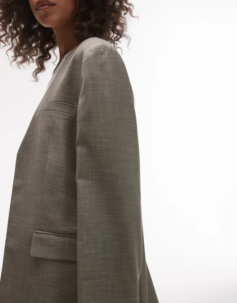 TOPSHOP Tie Front Blazer