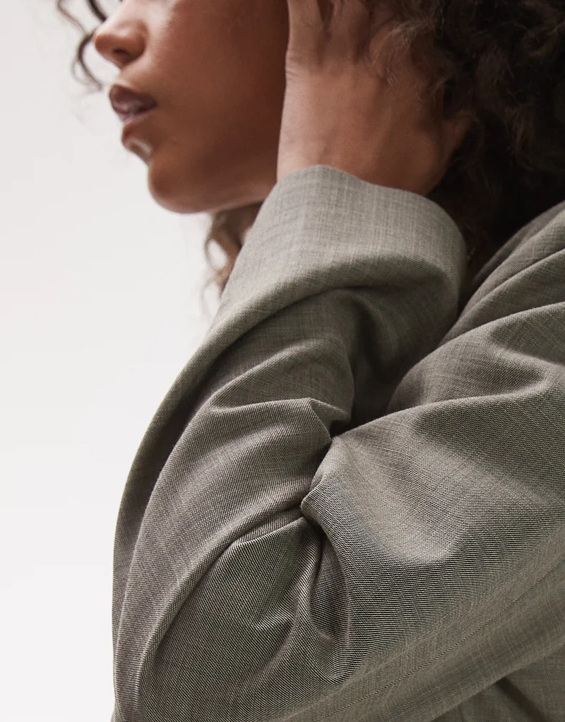 TOPSHOP Tie Front Blazer