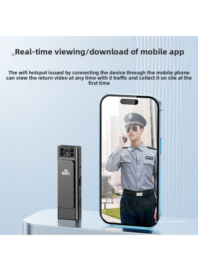 HD Recorder Smart Camera Professional Riding Outdoor Sports Anti-shake Video Recorder Wifi Audio Recording-Color:Upgraded Lens Wifi Version-Capacity:+64g Card - Image 3