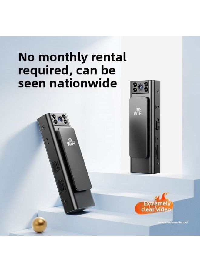 HD Recorder Smart Camera Professional Riding Outdoor Sports Anti-shake Video Recorder Wifi Audio Recording-Color:Upgraded Lens Wifi Version-Capacity:+64g Card - Image 2