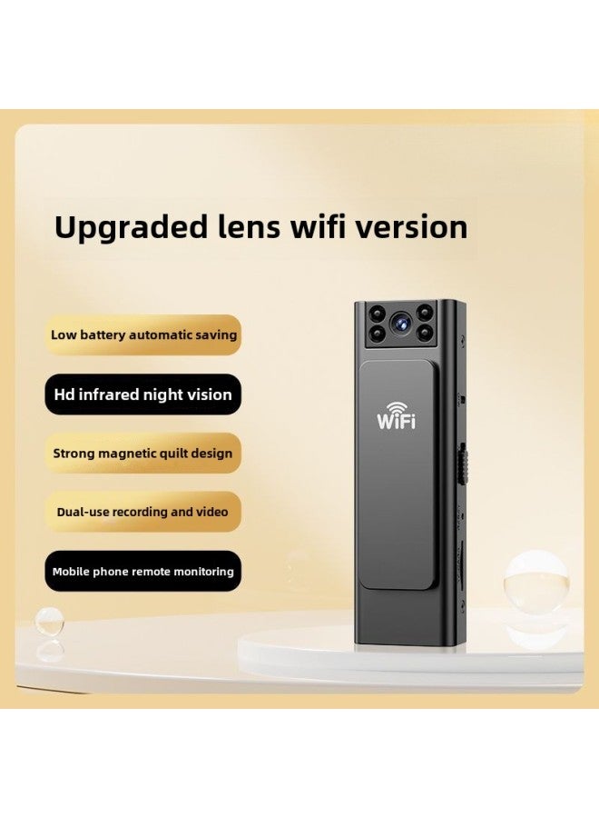 HD Recorder Smart Camera Professional Riding Outdoor Sports Anti-shake Video Recorder Wifi Audio Recording-Color:Upgraded Lens Wifi Version-Capacity:+64g Card - Image 1