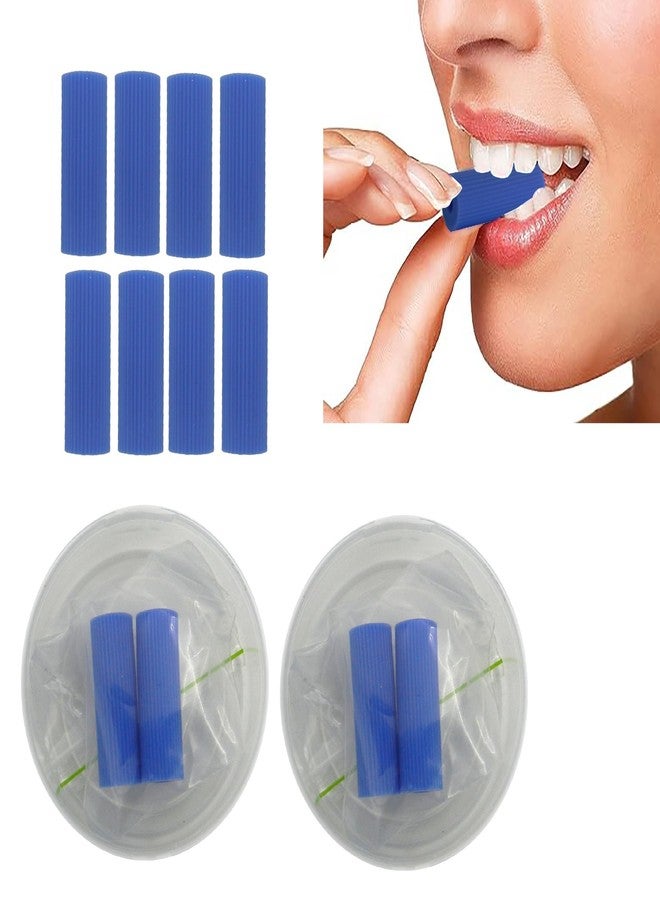 Dentosmile Chewies Seater in Blue Colour with Carry Case for Aligner Chompers Trays (Unscented) - Image 1