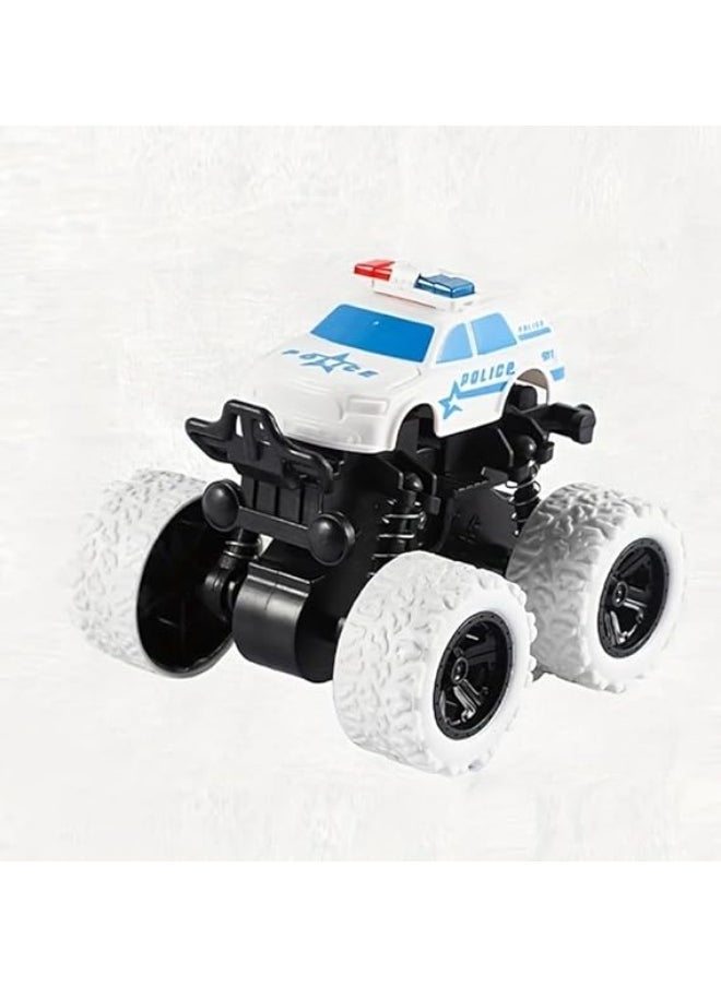 Police Car Toy for Kids - Black/White (1 Piece), Plastic  - Image 1