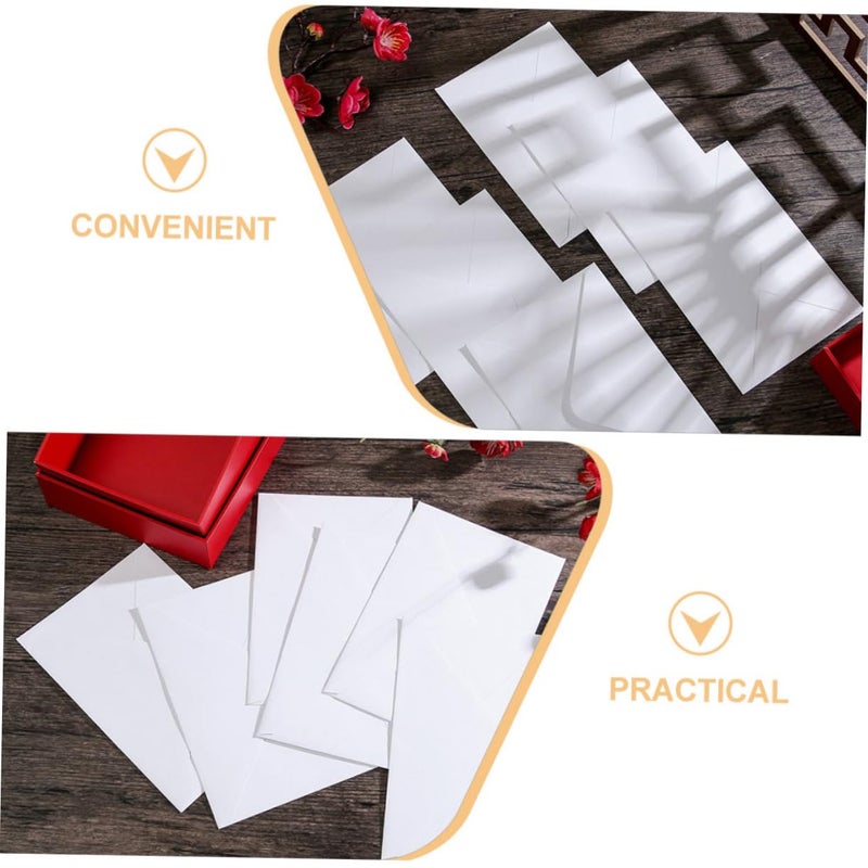 50 Pcs White Self Sealing Envelopes Peel and Seal for Letters Cards Wedding Invitation - Image 4