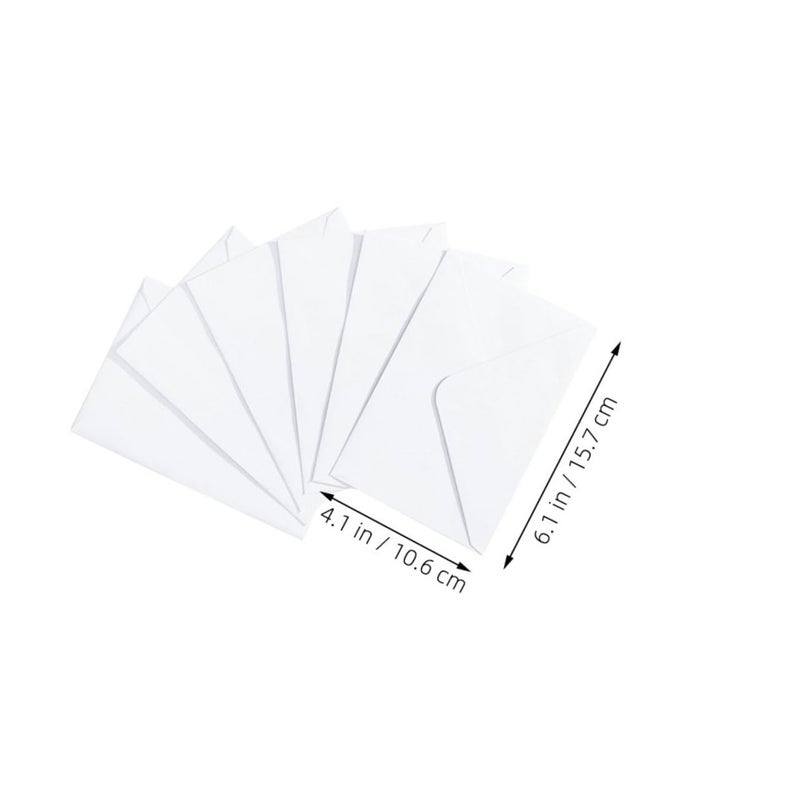 50 Pcs White Self Sealing Envelopes Peel and Seal for Letters Cards Wedding Invitation - Image 3