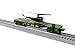 Lionel Area 51 UFO Recovery O Gauge Model Train Flatcar with Helicopter Load - Image 2