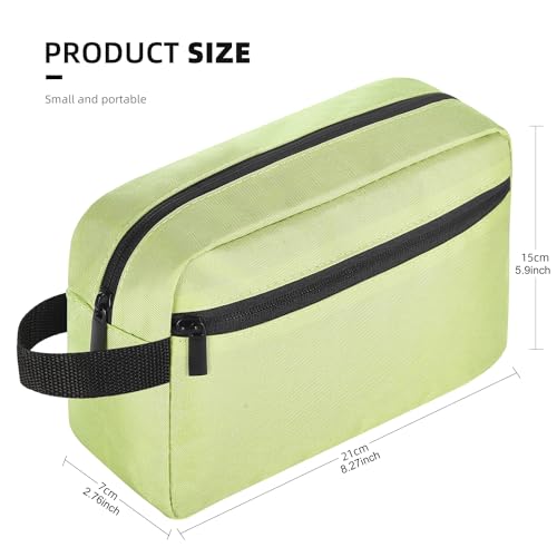 Icramsy Travel Toiletry bag Toiletry bag for women men Hanging Cosmetic bag Travel accessories for Women Men (Grass green) - Image 2