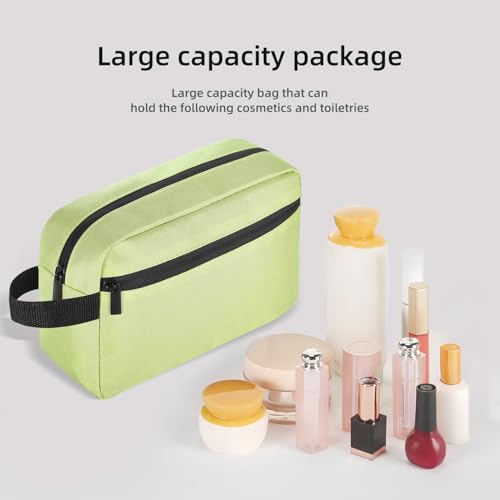 Icramsy Travel Toiletry bag Toiletry bag for women men Hanging Cosmetic bag Travel accessories for Women Men (Grass green) - Image 3