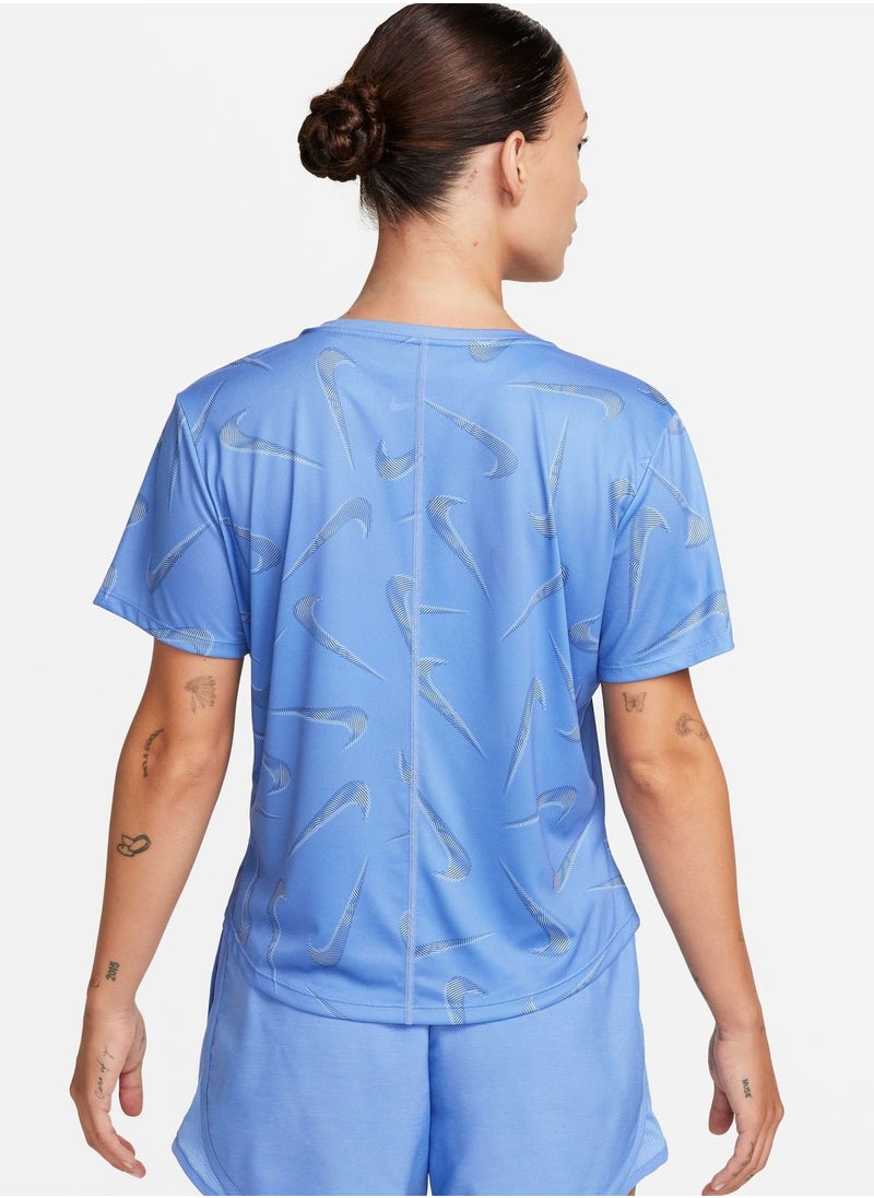 Nike Dri-fit swoosh aop short-sleeve crop T-shirt  - Image 2