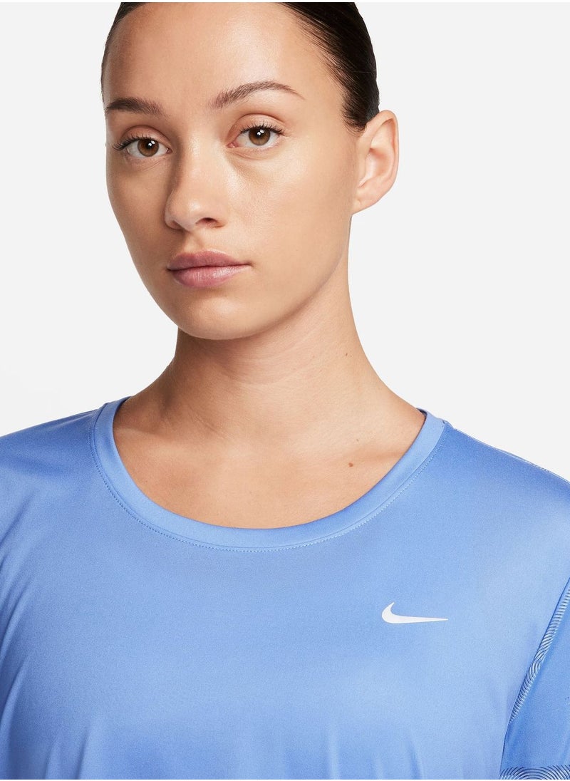 Nike Dri-fit swoosh aop short-sleeve crop T-shirt  - Image 3