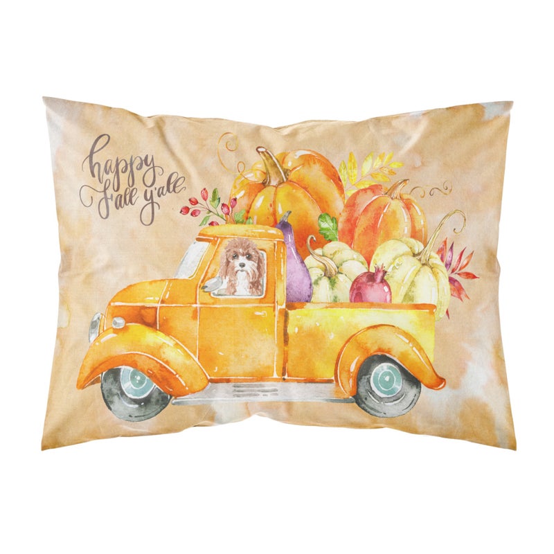 كيس وسادة قياسي من نسيج Fall Harvest Cavapoo