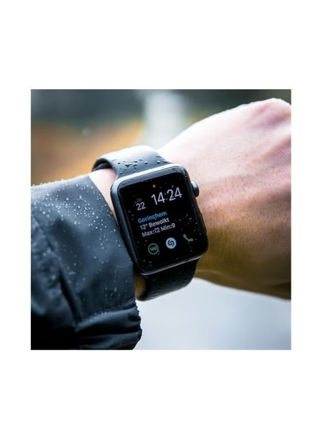 Sport Silicone Band Compatible with Apple Watch 44mm/45mm/46mm/49mm Classic Soft Replacement Strap Applicable to iWatch Series 11/10/9/8/7/6/5/4/Ultra/Ultra2/Ultra3/SE/SE2/SE3 - Image 2