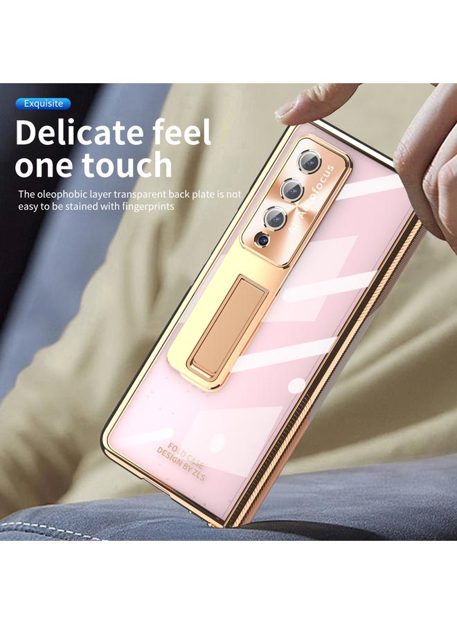 اس-توب جراب لهاتف Samsung Galaxy Z Fold4 5G بمفصلات مغناطيسية مع حامل - Image 3