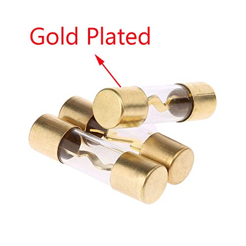 Etopars Etopar 5 X 40A AGU Fuse Car Auto Audio Power Safety Protect Glass Tube Gold Plated Radio - Image 3