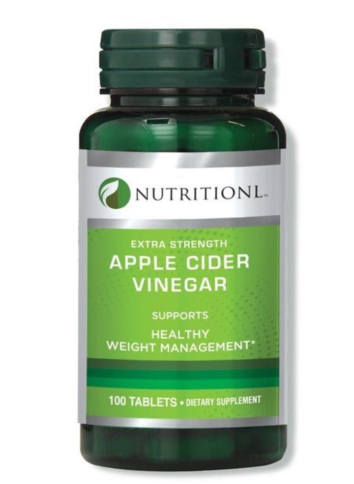 NUTRITIONL Nutritionl Apple Cider Extra Strength Vinegar Tablets 100's  - Image 1
