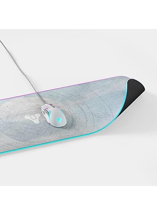 steelseries - Qck Prism Xl Destiny 2 Edition Cloth Gaming Mouse Pad 2 Zone Rgb Illumination Optimized For Gaming Sensors Size Xl 900 X 300 X 2Mm Destiny 2 Plus Rgb 63796 - Image 1