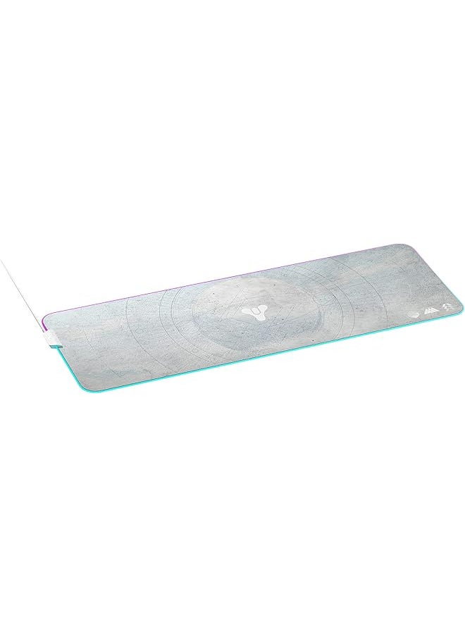 steelseries - Qck Prism Xl Destiny 2 Edition Cloth Gaming Mouse Pad 2 Zone Rgb Illumination Optimized For Gaming Sensors Size Xl 900 X 300 X 2Mm Destiny 2 Plus Rgb 63796 - Image 1