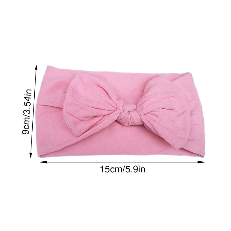 Soft Green Nylon Baby Hairband Gentle Elastic Headbands For Infants Toddlers - Image 4